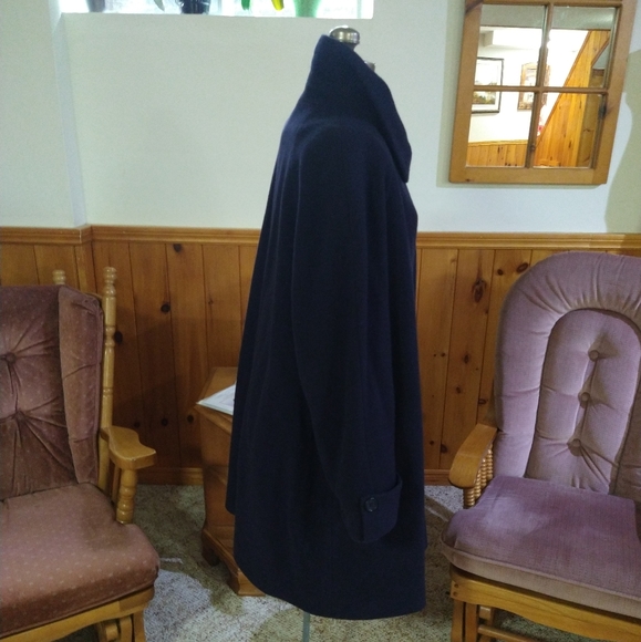 Size 12 Lorne Mitchel pure virgin rolling cashmere dress jacket - Picture 3 of 16